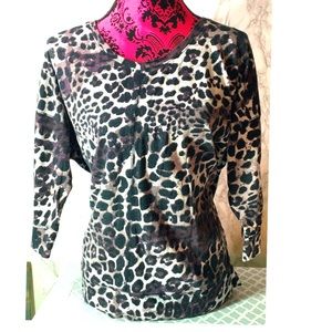 Lane Bryant 14/16 Animal Print Top